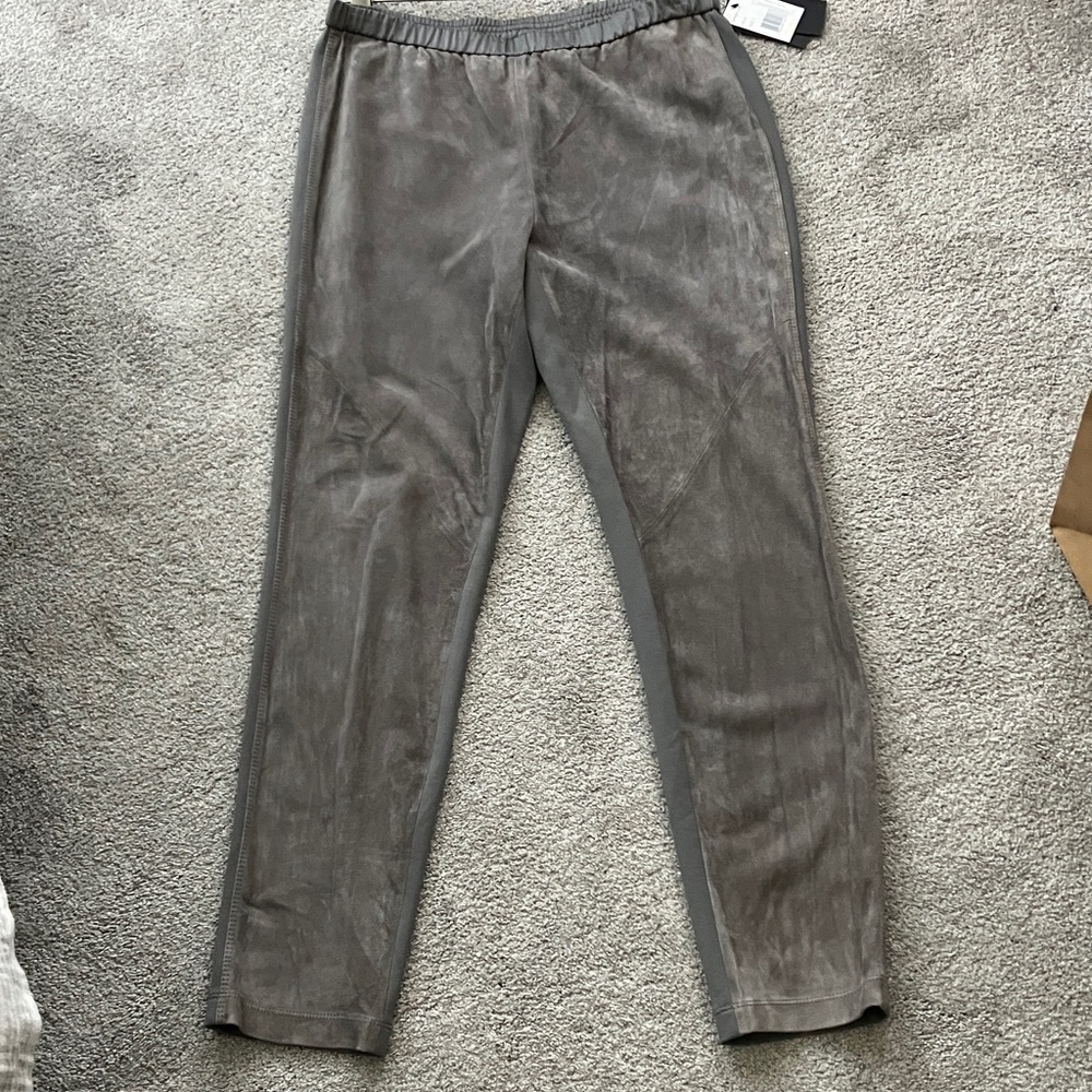 NEW! Suede Lafayette 148 New York Gray Pants
